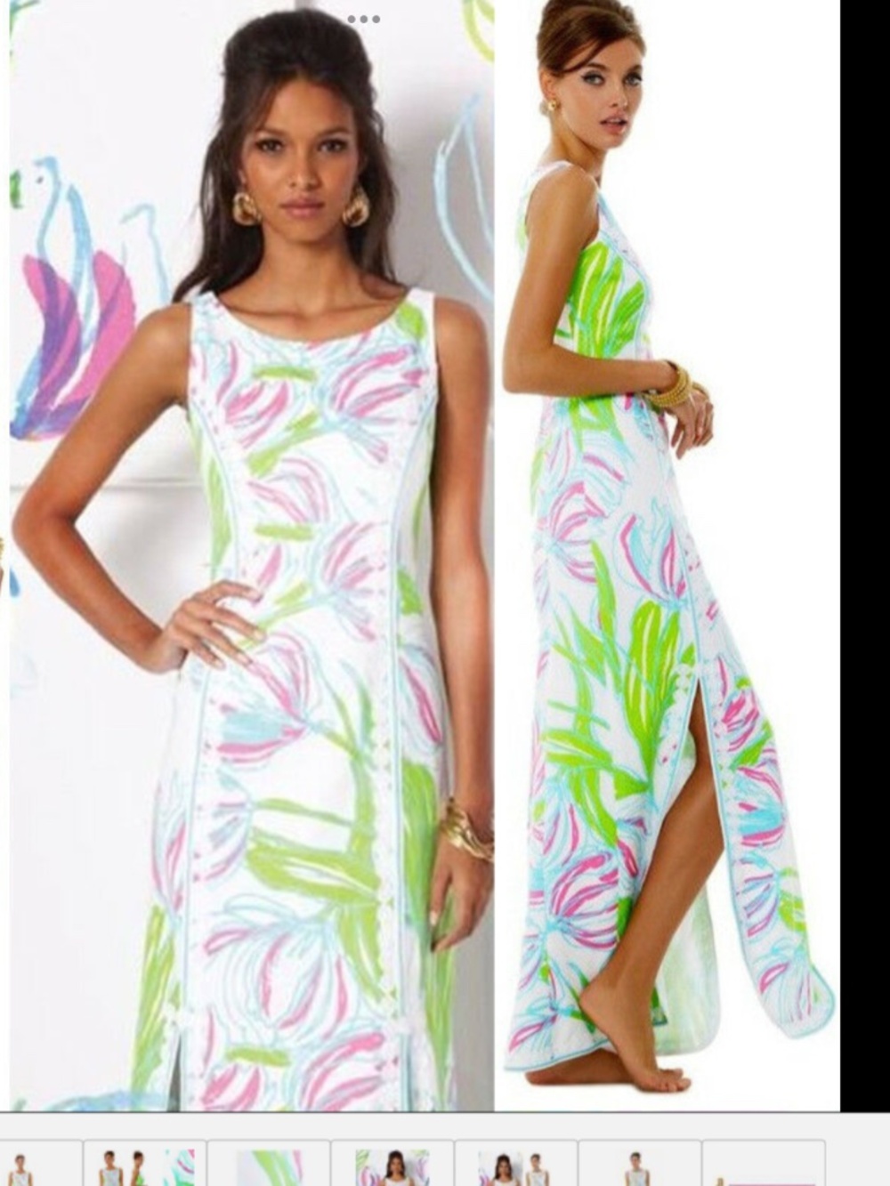 NWT Lilly Pulitzer Biltmore Maxi Dress Ring the Bellboy size 2